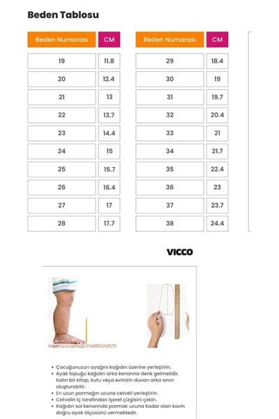 Vicco Benetti Işıklı Kız Bebek Pembe Sneaker 29-33 Numara