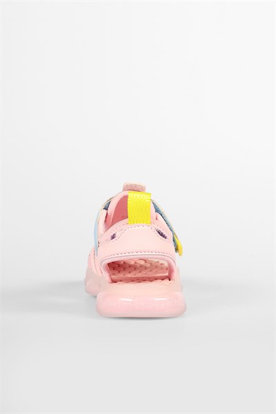 Vicco Live Işıklı Kız Bebek Pudra Sandalet 22-25 Numara