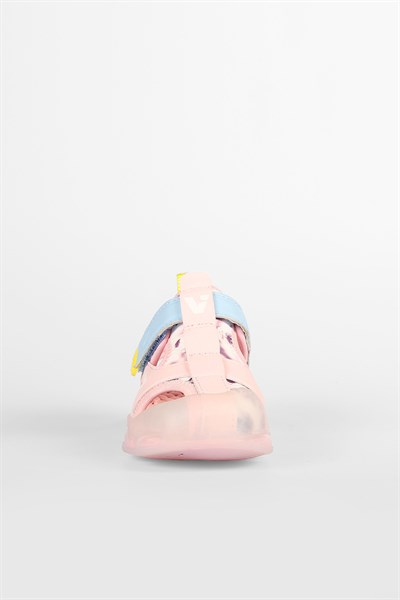 Vicco Live Işıklı Kız Bebek Pudra Sandalet 22-25 Numara