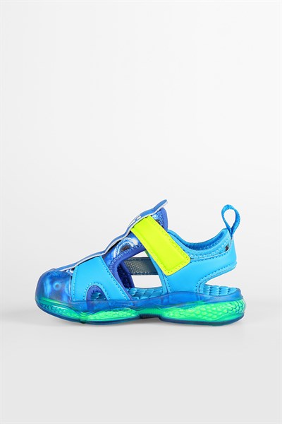 Vicco Live Işıklı Kız Bebek Sax Mavi Sandalet 22-25 Numara