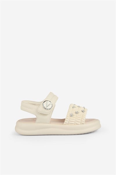 Vicco Sandra Taşlı Kız Çocuk Bebek  Sandalet  31-35 Numara Bej