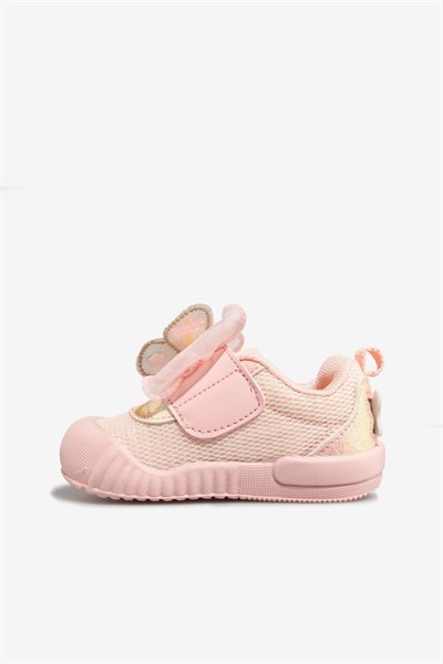 Vicco Sepira Tokalı Kız Bebek Pudra Sneaker 19-21 Numara