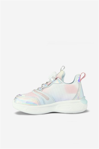 Vicco Yusi Işıklı Kız Bebek Gümüş Sneaker 29-33 Numara