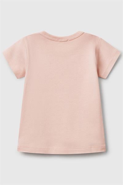 United Colors of Benetton Kız Bebek T shirt A.Pembe 3I9WA1062