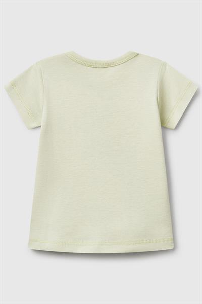 United Colors of Benetton Kız Bebek T shirt A.Yeşil 3I9WA1062