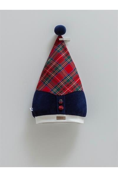 Yılbaşı Temalı Erkek Bebek-Çocuk 2Li Kadife Takım Ve Şapka