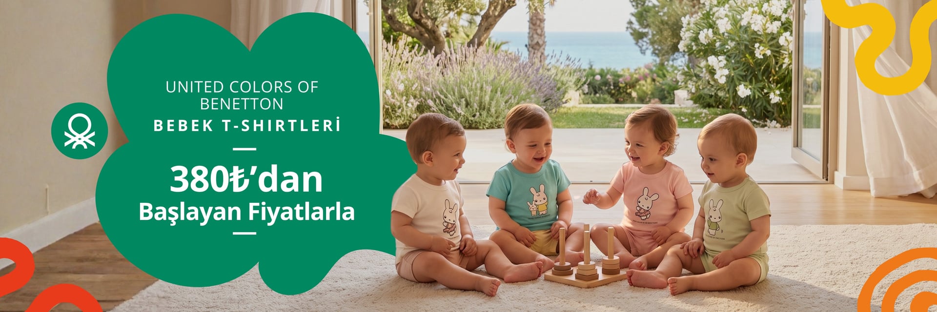 Benetton Bebek Tshirtleri