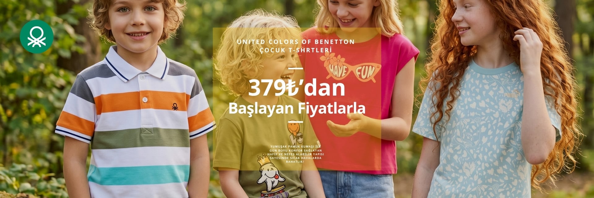 Benetton Çocuk Tshirtleri