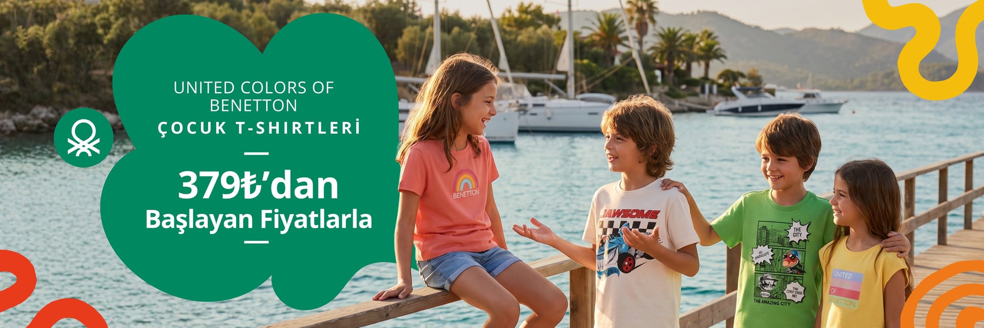 Benetton Çocuk Tshirtleri