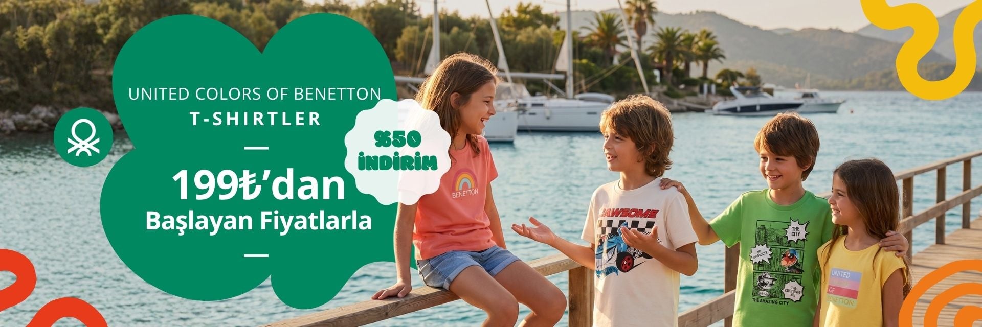 Benetton Çocuk Tshirtleri