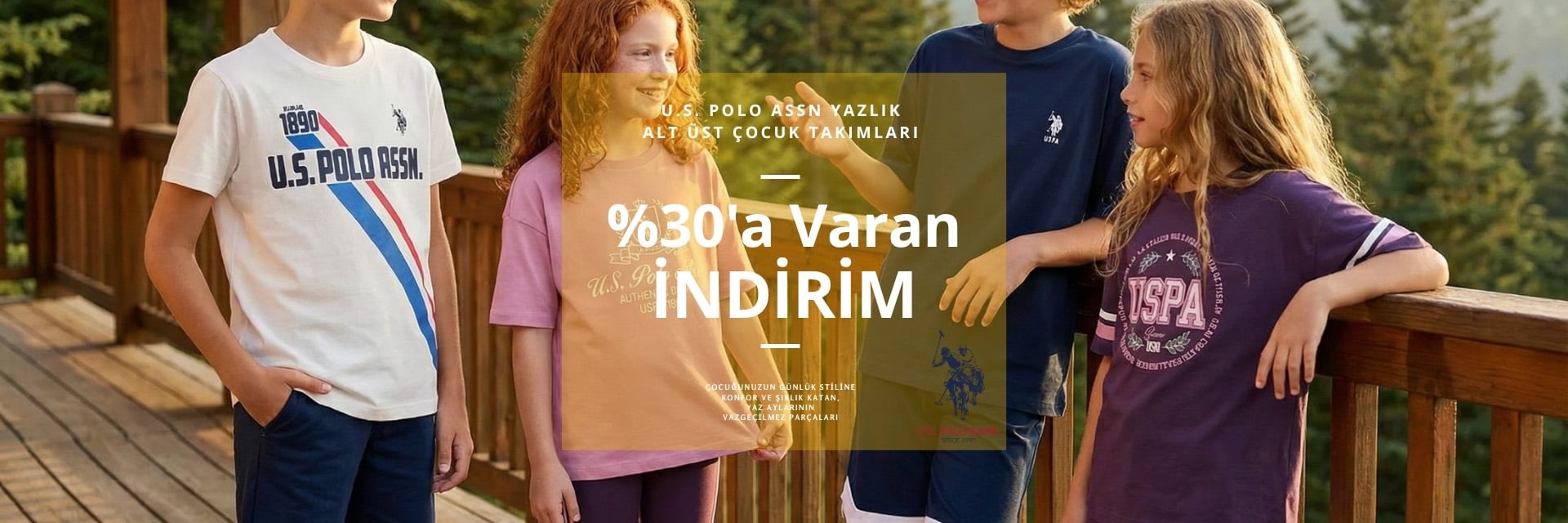 U.S Polo Yazlık Alt Üst Çocuk Takımları