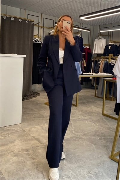 Blazer ve Pantolon Takım Lacivert