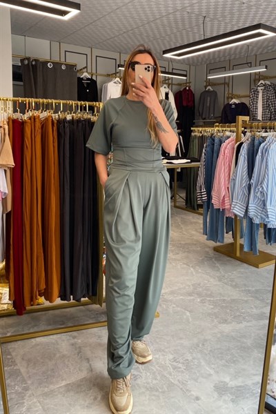 Şalvar Model Takım Haki