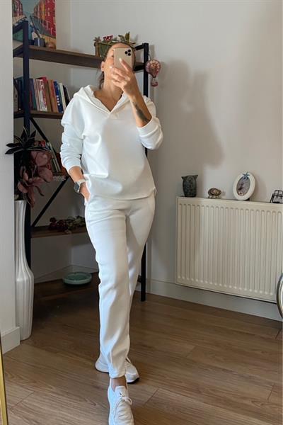 Scuba Kumaş Takım Beyaz