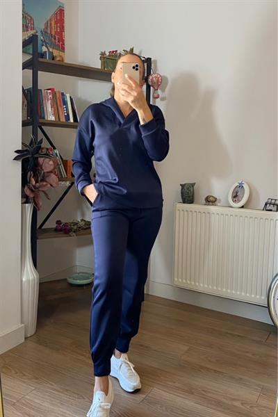 Scuba Kumaş Takım Lacivert