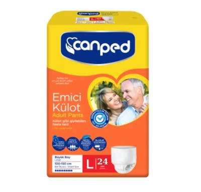 Canped Emici Külot Large Hasta Bezi 24 lü Paket