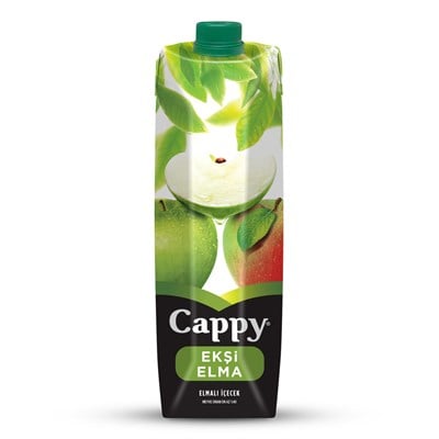 Cappy 1 Lt Ekşi Elmalı İçecek x12 li Koli