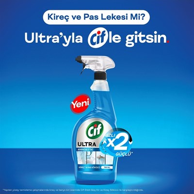 Cif Sprey Ultra Kireç ve Pas Sökücü 750 Ml