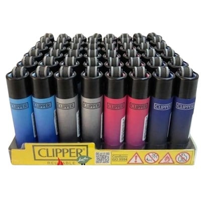 Clipper Classic Micro Metallic Gradient Çakmak x48 li Paket