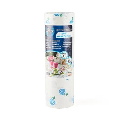 Delux Masa Örtüsü Kağıt 100x120 Cm 10 lu Rulo 20 Metre 16 Yaprak