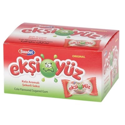 Ekşiyüz Kola Aromalı Sakız 100 lü Paket