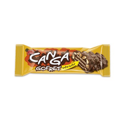 Eti Canga Gofret Yer Fıstığı Kaplamalı 34 Gr  x16 lı Paket