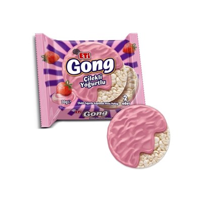 Eti Gong Çilekli Yoğurtlu 30 Gr x24 lü Koli