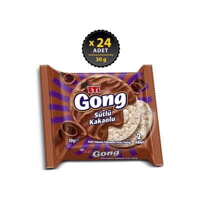 Eti Gong Sütlü Kakaolu 30 Gr x24 lü Koli