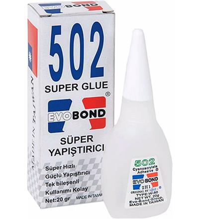 Evobond 502 Yapıştırıcı 20 Gr 
