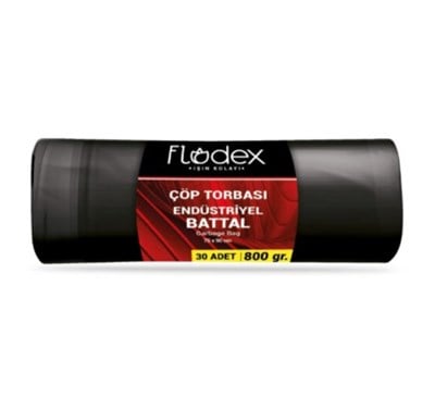 Flodex Çöp Poşeti Battal 30 Adetli 800 Gr Endüstriyel