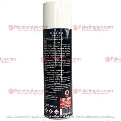 Güngörür Sprey Boya 200 Ml Beyaz