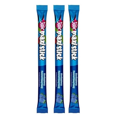 Jox Maxi Stick Mavi Ahududu Aromalı 22 Gr Çiğnenebilir Şeker x24 lü Paket