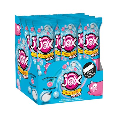 Jox Minies Bubble Gum 9 Gr Çiğnenebilir Şeker x24 lü Paket