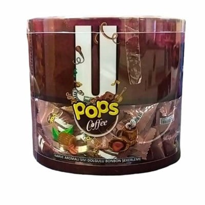 Jox Pops Coffee Kahve Aromalı Sıvı Dolgulu Bonbon 200 Adet