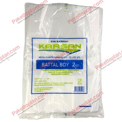 Karsan Şeffaf Poşet Battal Boy 2 Kg