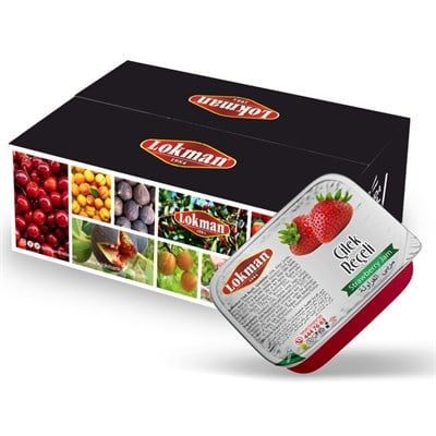 Lokman Piknik Reçel Çilek 20 Gr x100 lü Koli