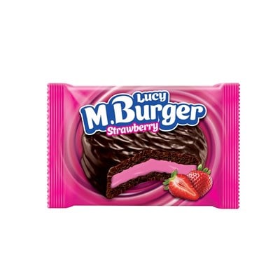 Lucy M.Burger Strawberry 45 Gr x24 lü Koli