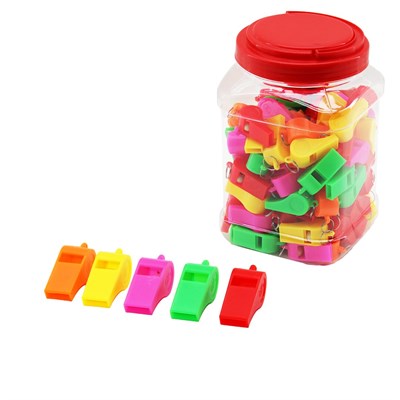 Marla Plastik Düdük 100 lü Paket (600-R)