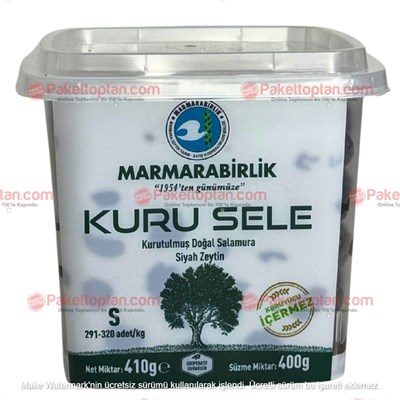 Marmarabirlik Kuru Sele 400 Gr Siyah Zeytin S (29-32)