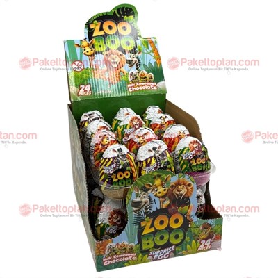 MF Zoo Boo Sürpriz Yumurta 25 Gr x24 lü Paket