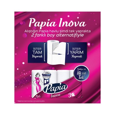 Papia İnova 8 li Havlu x3 lü Koli