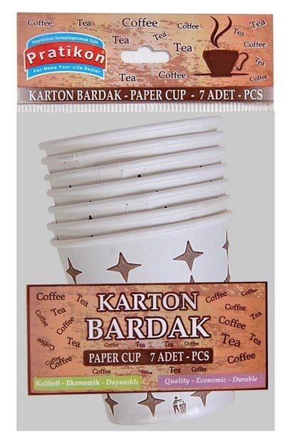 Pratikon 7 li Karton Bardak 7 oz