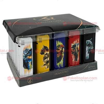 Quantoro Jet Metal Çakmak 901-8 x35 li Paket