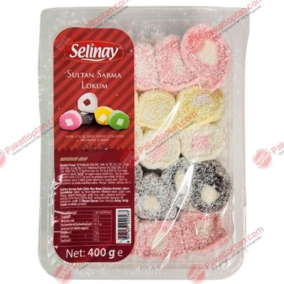 Selinay 400 Gr Lokum Sultan Sarma