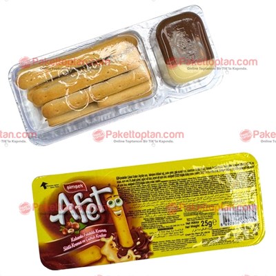 Şimşek Afet 25 Gr Krema ve Çubuk Kraker x24 lü Paket
