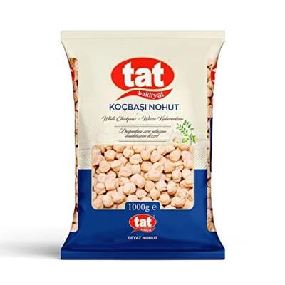 Tat Beyaz Nohut 1 Kg Koçbaşı İri Tane