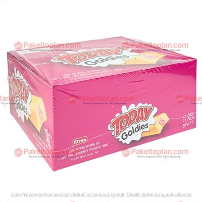 Today Goldies Kek Çilek Aromalı Kremalı 30 Gr x24 lü Paket