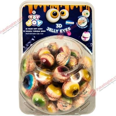 Toyjoy 3D Dolgulu Yumuşak Şeker 18 Gr 64 lü Kavanoz
