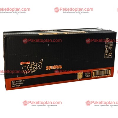 Ülker Krispi Acılı Kraker 50 gr x15 li Koli