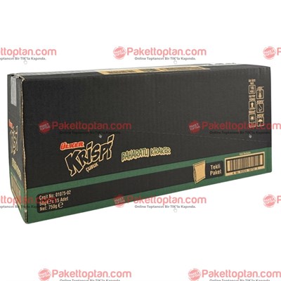 Ülker Krispi Baharatlı Kraker 50 gr x15 li Koli